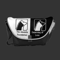 Official Amanda Foundation Logo messenger bags