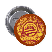 Official American Soviet Republics Button buttons