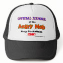"Official Angry Mob Member" hats by conserveusa "Official Angry Mob Member" hats