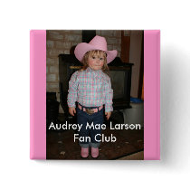 Official Audrey Mae Larson Fan Club Pin buttons by akvoldaddy Official Audrey Mae Larson Fan Club Pin buttons
