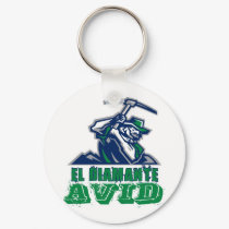 OFFICIAL AVID LOGO WHITE keychains