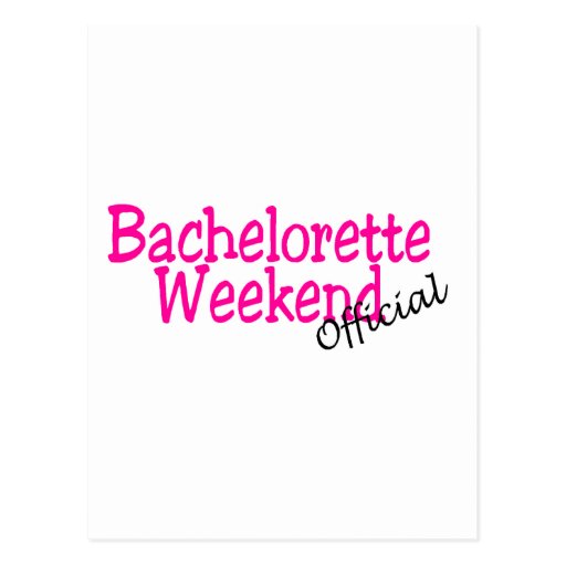 Official Bachelorette Weekend Post Cards