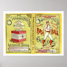 Official Baseball Guide 1913 Poster