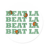 OFFICIAL BEAT LA Mesh-Look BASKETBALL GEAR Stickers