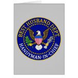 Official Best Husband Department Seal Cards