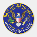 Official Best Husband Department Seal Fridge Magnets