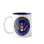 Official Best Husband Department Seal Two-Tone Mug
