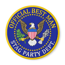 Official Best Man Magnets