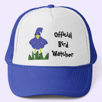 Official Bird Watcher - Blue Bird hats