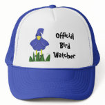 Official Bird Watcher - Blue Bird Hat