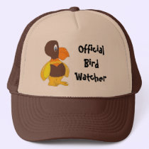 Official Bird Watcher- Cartoon Bird hats