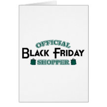 Official Black Friday Shopper (Green) Card
