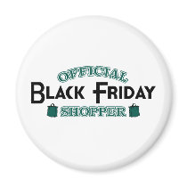 Official Black Friday Shopper (Green) magnets