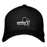 Official Black Logo Fitted Hat Embroidered Hats