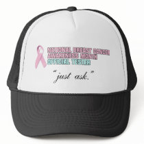 Official Breast Cancer Tester 3 hats by djskagnetti Official Breast Cancer Tester 3 hats