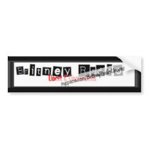 Official Britney Radio Bumpersticker by britneyradio Official Britney Radio Bumpersticker