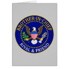 Official Brother Seal Greeting Card