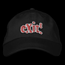 Official (c) eXit! Embroidered Cap! embroidered hats