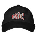 Official (c) eXit! Embroidered Cap! embroidered hats