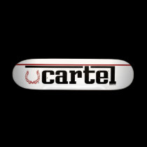 Official Cartel classic skate deck.  TM 1996 skateboards