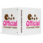 Official Chocolate Taster (1.5in) 3 Ring Binder