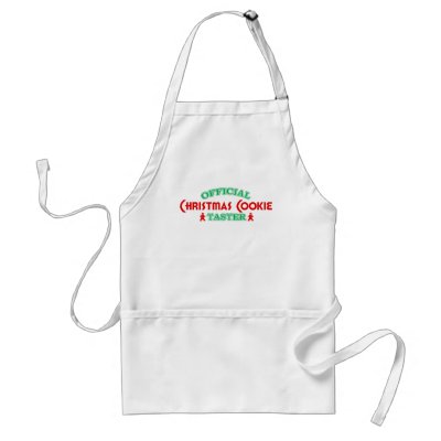 Official Christmas Cookie Taster apron