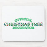 Official Christmas Tree Decorator Mouse Pads