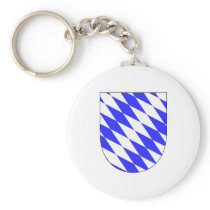 Official Coat of Arms Bavaria Germany Symbol Keychain