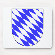 Official Coat of Arms Bavaria Germany Symbol Mousepad