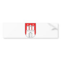 Official Coat of Arms Hamburg Germany Symbol bumper stickers