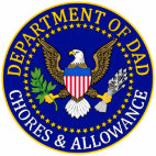 Official Department of Dad Seal Polo Shirt