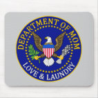 Official Department of Mom Seal Standard Mousepad