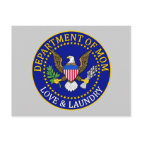 Official Department of Mom Seal Postcard