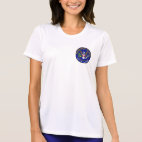 Official Department of Mom Seal Ladies Performance Micro-Fiber T-Shirt