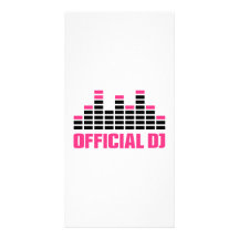 Official DJ Equalizer Customized Photo Card