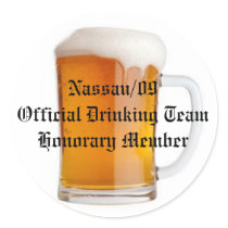 Official Drinking Team stickers
