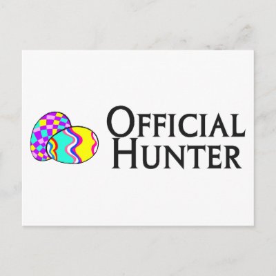 Official Easter Egg Hunter postcards