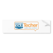 Official eduTecher Products bumper stickers
