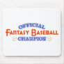 Official Fantasy Baseball Champion Mouse Pad