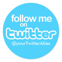Official "Follow Me on Twitter" Sticker