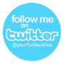 Official "Follow Me on Twitter" Sticker Official "Follow Me on Twitter" Sticker