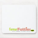 Official Former Fatties Logo Merch mousepads by formerfatties Official Former Fatties Logo Merch mousepads