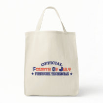 Official Fourth / 4th Of July Firework Technician Canvas Bags