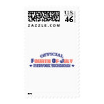 Official Fourth / 4th Of July Firework Technician Postage Stamp