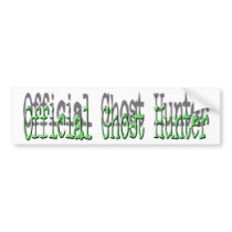 Official Ghost Hunter bumper stickers