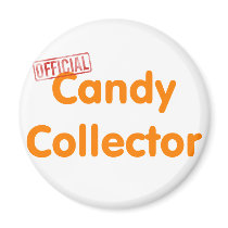 Official Halloween candy collector magnets