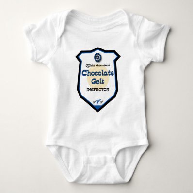 Official Hanukkah Chocolate Gelt Inspector Tee Shirt