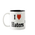 Official "I love Haters" Coffee Mug by GarlandToySoldier Official "I love Haters" Coffee Mug