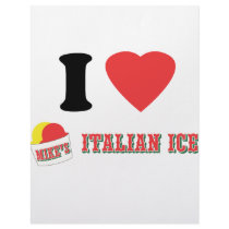 Official "I LOVE MIKE'S ITALIAN ICE" Brand letterhead
