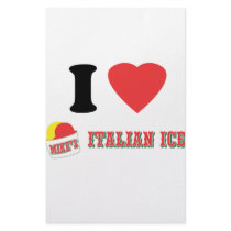 Official "I LOVE MIKE'S ITALIAN ICE" Brand stationery by mikesitalianice Official "I LOVE MIKE'S ITALIAN ICE" Brand stationery